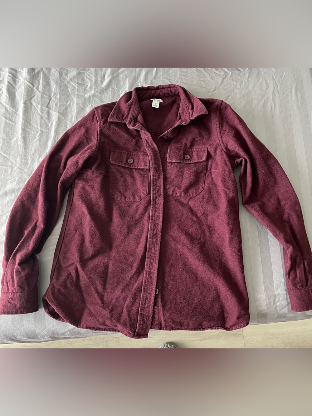 L.L.Bean Women's Shirt Jacket in Wine